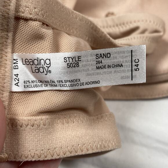 Leading Lady Brigitte Size 54C Full Coverage Padded Underwire Bra 5028 NWOT - Picture 3 of 4